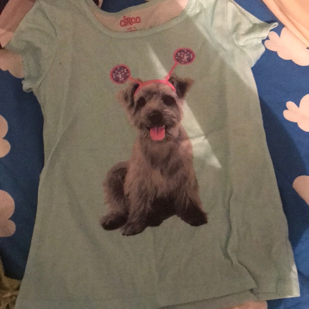 Pj shirt with dog on front